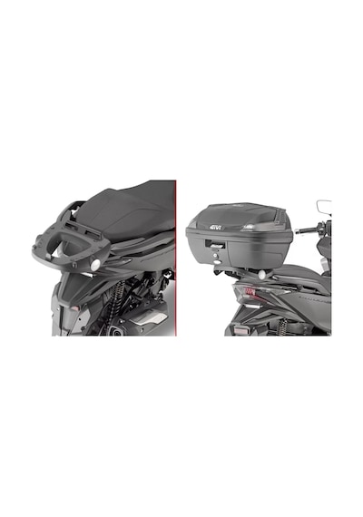 Gıvı Sr1166 Honda Forza 250 18-20/23-25 - Adv 350 22-25 Arka Çanta Taşıyıcı Tek Renk