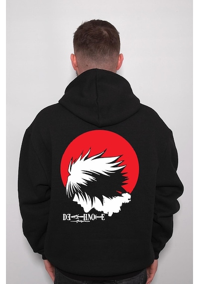 Death Note Naruto Anime Sweatshirt Unisex Kapüşonlu Hoodie 001