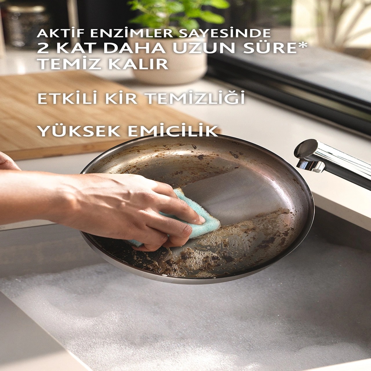 Vileda 3lü Pro Clean Düz Bulaşık Süngeri Vld0000000457