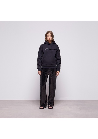 The Kooples Kadın Baskılı Siyah Sweatshırtbaskılıfswe26021k