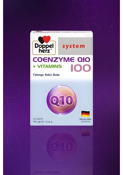 Doppel Herz Koenzim Q10 + Vitamins 100 Mg, 30 Kapsül