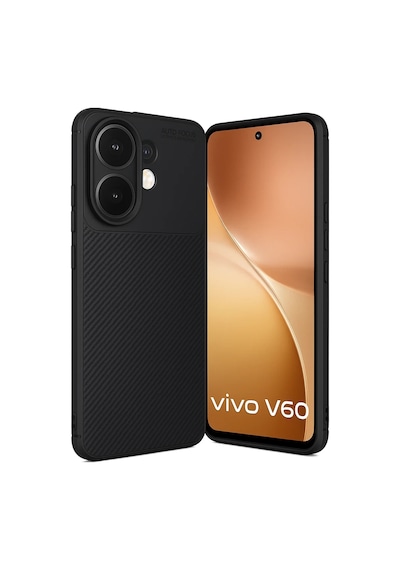 Vivo V60 5g Auto Focus Karbon Kapak - Siyah 0.2M-Çok Renkli