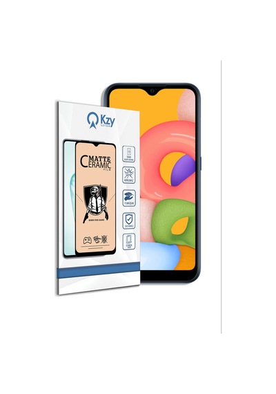 Samsung Galaxy M01 ile Uyumlu Tam Kaplayan Esnek Nano Mat Seramik Ekran Koruyucu