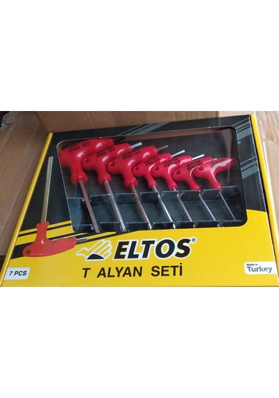Eltos T Tipi 7 Parça Alyan Anahtar Seti N11.8863