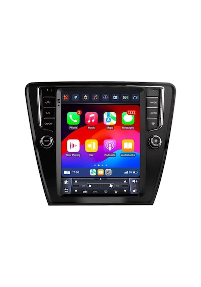 Skoda Octavia Dijital Tuş Takımı 2k Görüntü Kaliteli Tesla 9.7 Inch Multimedya Sistemi 4+64 Clarion 2013-2019 9"