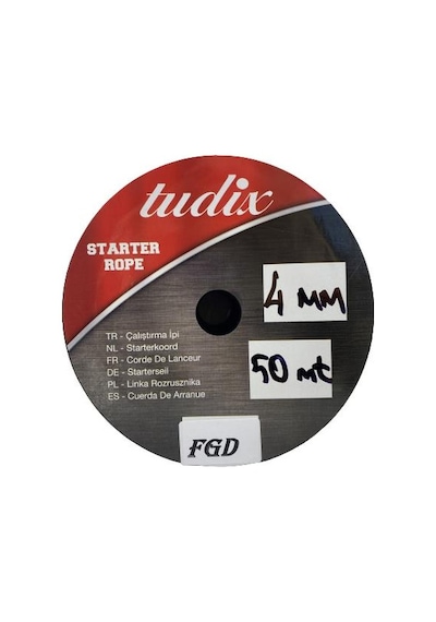 Fgd Motor Çekme Çalıştırma Starter İpi 4Mm 50 Metre