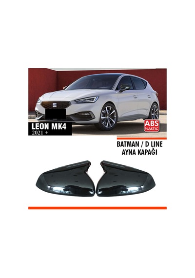 Leon Mk4 Batman Ayna Kapağı Piano Black / 2021 -