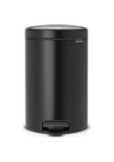 Brabantia Newıcon Matt Black Pedallı Çöp Kutusu 12L Siyah