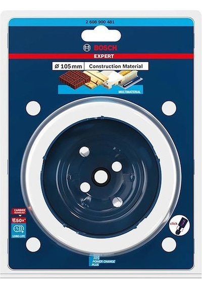 Bosch 105 Mm Yapı Malzemeleri İçin Panç 2608900481