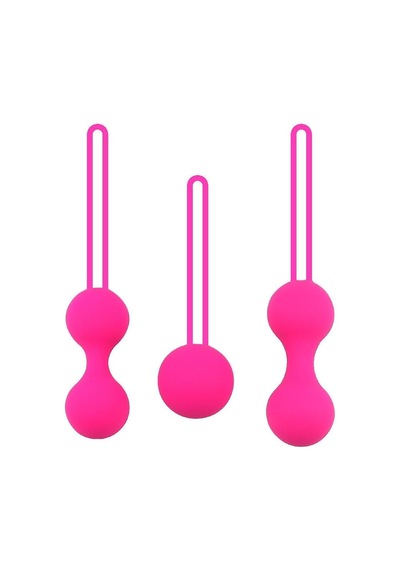 3 Farklı Ağırlıkta Ve Boyutta Medikal Silikon Kegel Topları Vajina Sıkılaştırıcı Set Gizli Kargo