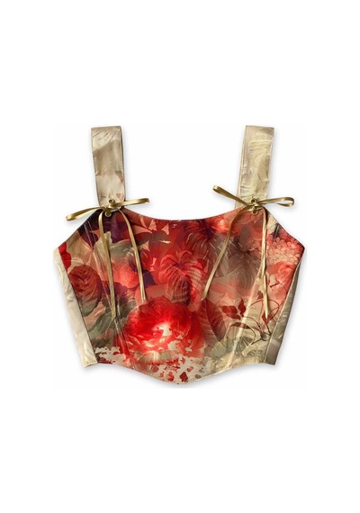 L'aura Corset Lal Bayan Korse Büstiyer Kırmızı