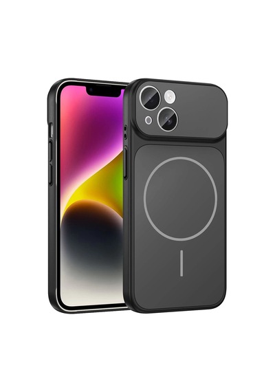 Apple Uyumlu iPhone 13 Kılıf Zore M-safe Şarj Özellikli Kamera Korumalı Formen Kapak