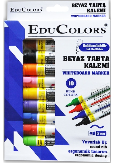 Doldurulabilir Tahta Kalemi 10 Adet Set