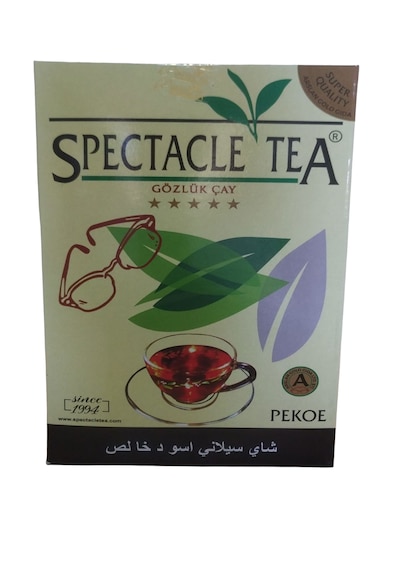 Spectacle Tea Gözlük Çay 6 Adet 800 Gr'lık Ithal Çay %100 Orijinal Pekoe Ceylon Tea