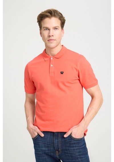 Regular Fit Normal Kesim Polo Yaka %100 Pamuk Mercan Rengi Tişört W7D5K4XX2T512 Coral