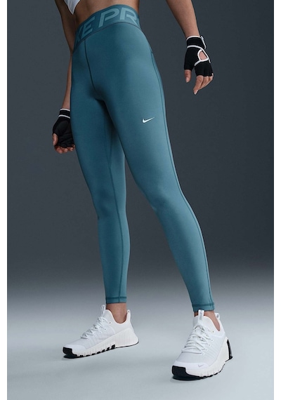Nike Pro Sculpt Dri Fit High Rise Full Length Leggings Kadın Yüksek Bel Antrenman Tayt Açık Mavi