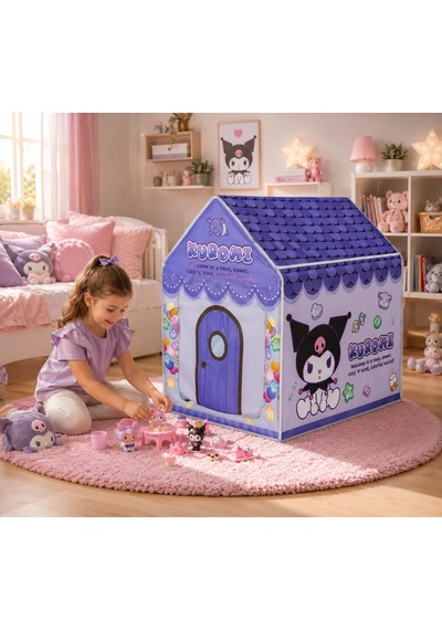 Kuromi Temalı Çocuk Çadırı 100 70 100 Cm Mor