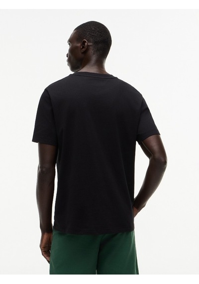 Tommy Hilfiger Scrıpt Stack Regular Tee Erkek Siyah T-shirt - Mw0mw43224