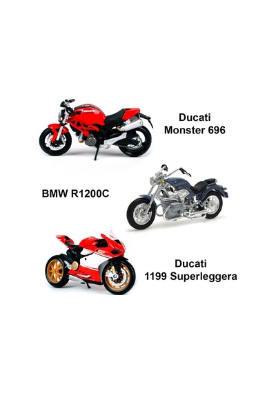 1 18 Maisto Motorsiklet.