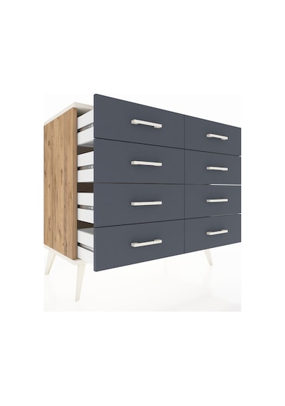 Hyperion Şifonyer 8 Çekmeceli 88x44x80 Çam-aytaşı/antrasit Aytaşı/antrasit Hyperion Şifonyer 8 Çekmeceli 88x44x80 Çam-aytaşı/antrasit Aytaşı/antrasit