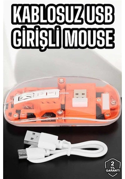 Fare Mouse Çift Modlu Kablosuz Bağlantılı 2.4ghz Destekli Çift Modlu Fare