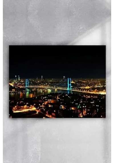 İstanbul Boğazı Manzaralı Sanat Poster
