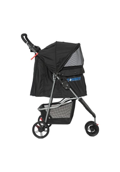 Tommy Evcil Hayvan Arabası 81x45.5x101 Cm Siyah Max 15 Kg