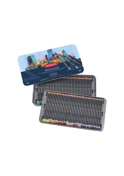 Derwent Procolour Pencils Kuru Boya Kalemi 72'li
