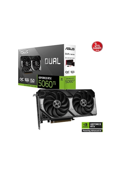 Asus Geforce Rtx 5060 Tı 16g Dual Oc Gd7 128bit