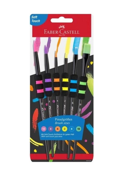 Faber Castell Soft Touch Fırça Seti 6'lı 5600481622000