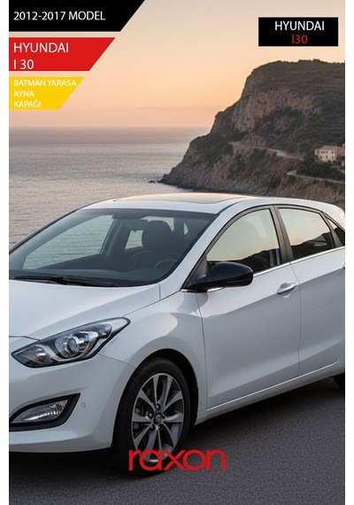 Hyundaı İ30 2012-2017 Batman & Yarasa Ayna Kapağı Parlak Piano Black Sport