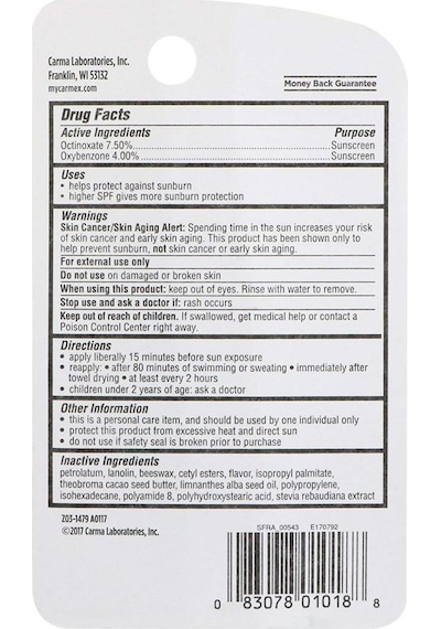 Carmex SPF15 Çilekli Dudak Bakım Kremi 10 G