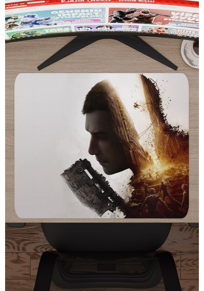 Dying Light Kaymaz Dikişli Kauçuk Oyuncu Mousepad V3 - 48x40 Xl Gaming Mouse Pad Fare Altlığı