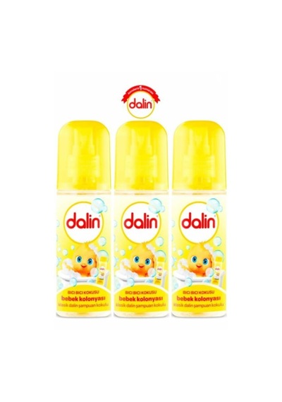Dalin Bebek Kolonyası 150Ml (Bıcı Bıcı Kokusu) Klasik 3 Lü Set