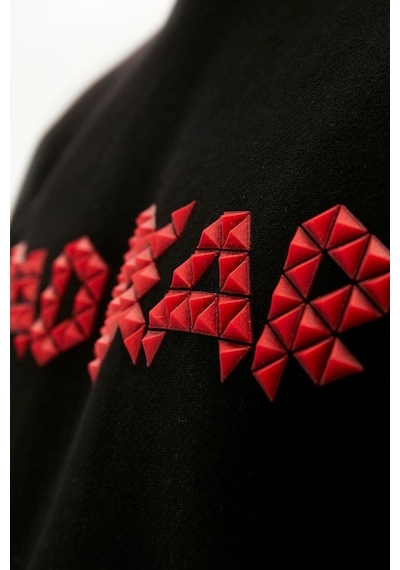 Bad Bear 3d Bad Erkek Siyah Uzun Kol Sweatshirt 230212001-NGT Siyah