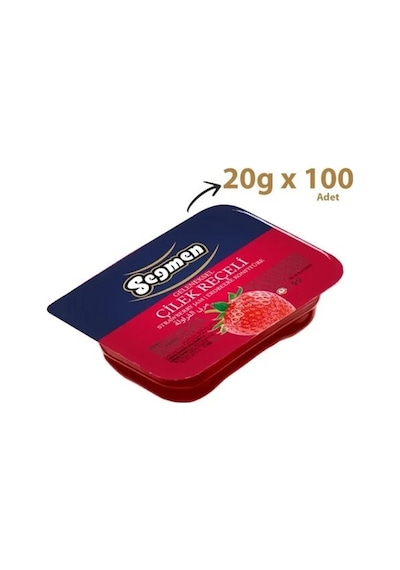 Seğmen Çilek Reçeli  Piknik 100 x 20 G