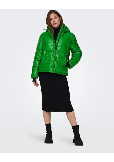 Only Onlannlouis Premium Puffer Jkt Otw Kadın Mont-27626 - M Yeşil