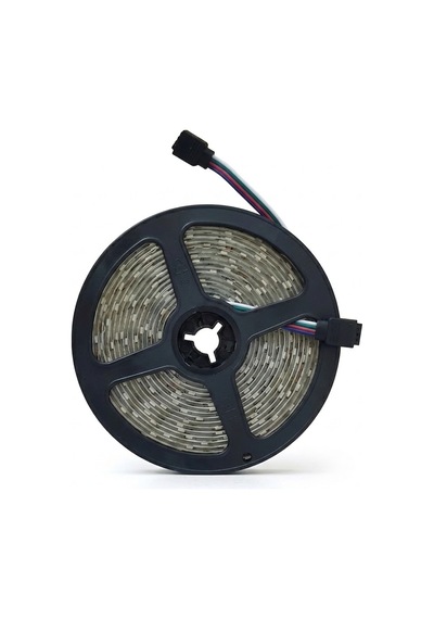 Silikonlu Dış Mekan İç Mekan Rgb Led Şerit Aydınlatma Işık 5 Metre Çok Renkli Rgb