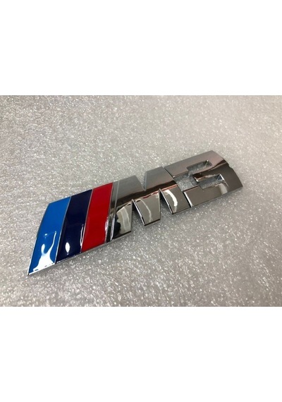 Bmw Bagaj Için M-3 Logo 11x2.5 Krom