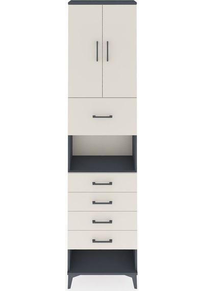 Arges Dolap 3 Raflı 5 Çekmeceli 2 Kapaklı 60x30x243 Antrasit-... Antrasit Arges Dolap 3 Raflı 5 Çekmeceli 2 Kapaklı 60x30x243 Antrasit-... Antrasit