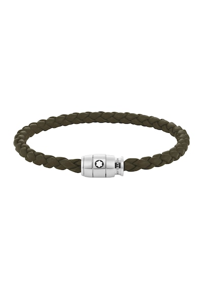 Montblanc Küçük Soft Haki Deri Bileklik 136003 Haki