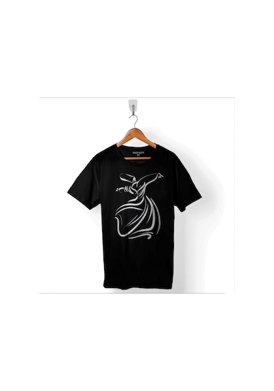 Mevlana Celaleddin Rumi Semazen Tasavvuf Baskılı Tişört Unisex T-shirt 001