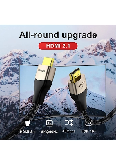 8K Sertifikalı Hdmı 2.1 Kablo