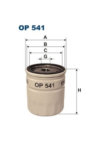 Filtron Op541 Yağ Filtresi Opel 650382