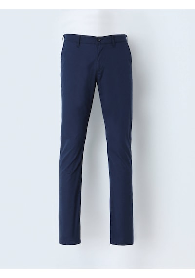 Kip Gece Mavisi Düz Dokuma Slim Fit Casual Pamuk Karışımlı Pantolon 4250092 Gece Mavisi
