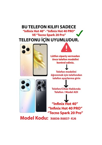 Infinix Hot 40-40 Pro Uyumlu Çiçekli Ördek Baskılı Silikon Kılıf
