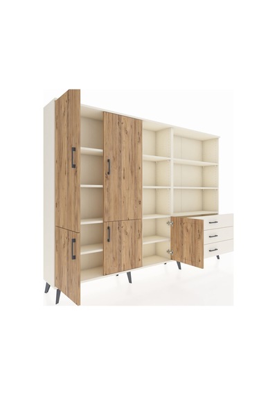 Arges Dolap 11 Raflı 3 Çekmeceli 5 Kapaklı 220x30x163 Aytaşı-çam/aytaşı Atlas Çam/aytası - Aytası Arges Dolap 11 Raflı 3 Çekmeceli 5 Kapaklı 220x30x163 Aytaşı-çam/aytaşı Atlas Çam/aytası - Aytası