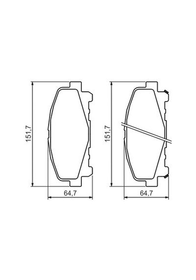 Honda Accord 2.0 2007-2015 Bosch Ön Balata 24766