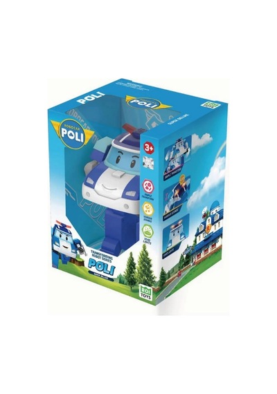 Mey İthalat Robocar Poli Büyük Transforming Sesli Robot