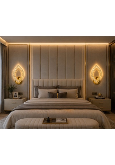 Papatya Aplik 3 Renk Led Secenekli Salon Avize Oturma Odası Avize Cocuk Odası Aplik Gold